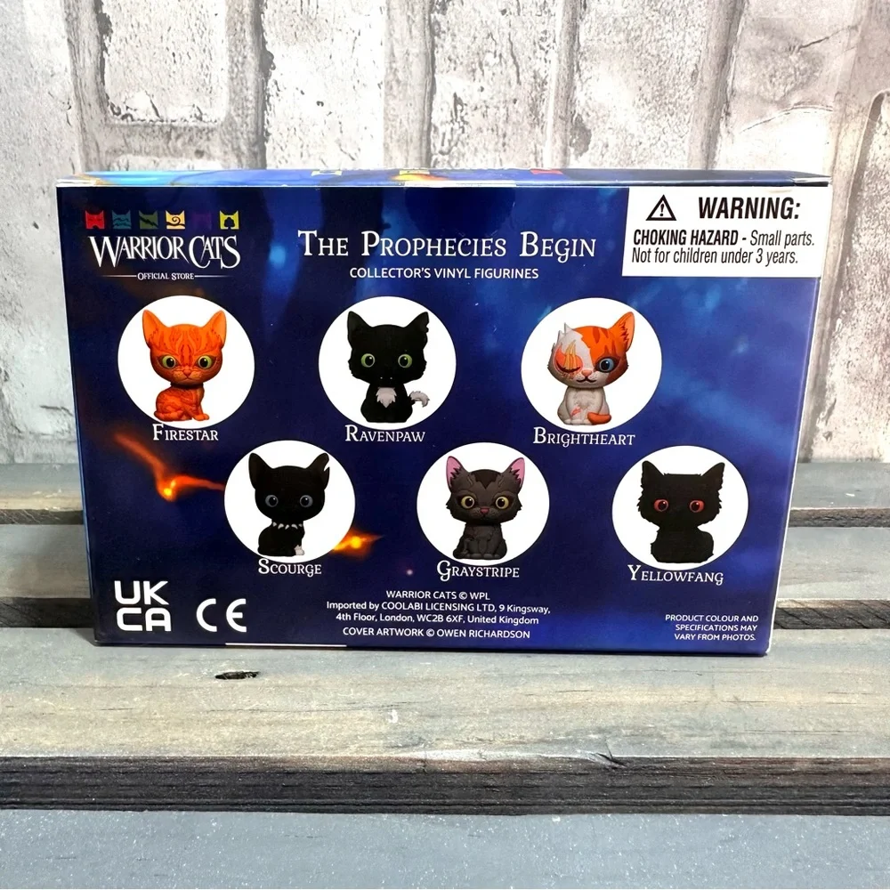 NEW Warrior Cats Figures The Prophecies Begin Series Brightheart And Yellowfang
